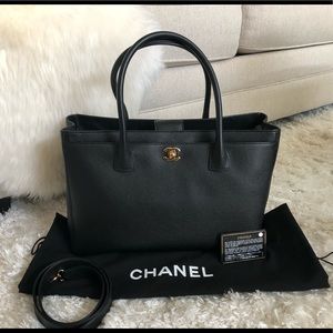 Authentic Chanel Executive Cerf Tote